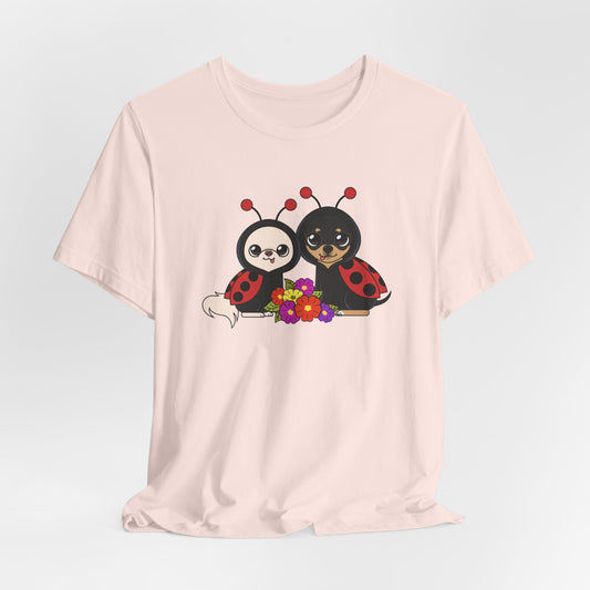 Cedric & Maya Ladybug Duo – Cute Chihuahua T-Shirt for Dog Lovers