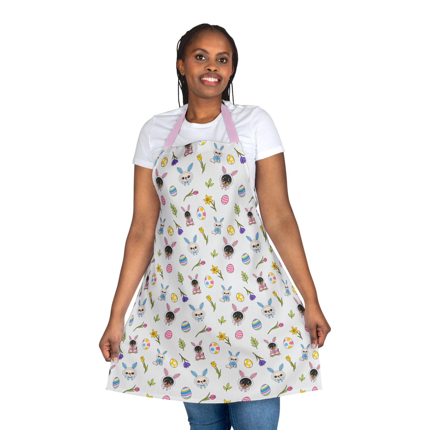 Cedric & Maya Easter Pattern Apron – Tiny Spring Moments