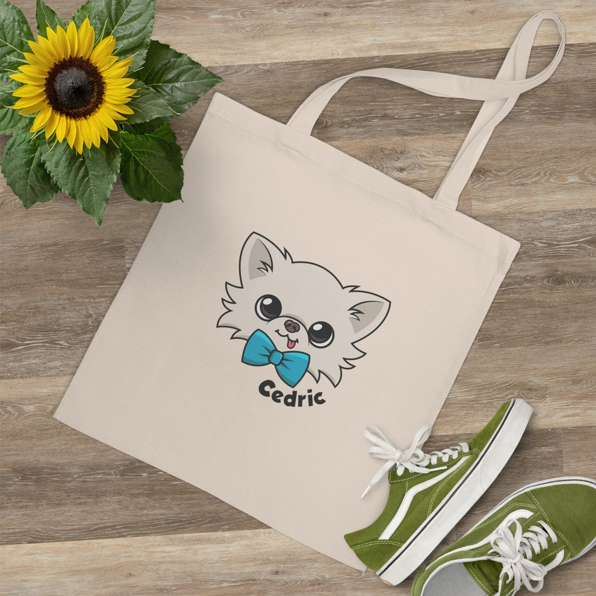Classic Tiny Chihuahua Cedrics's Signature Cotton Tote - Tiny Chihuahua Shop