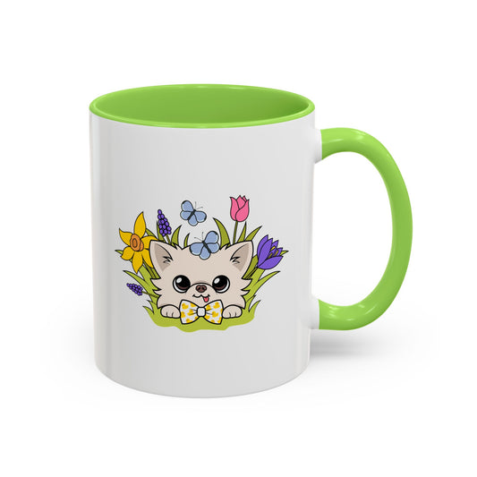 Taza Visita al jardín de primavera de Cedric