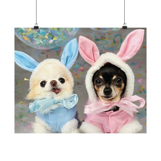 Cedric and Maya’s Easter Wonderland April - Poster Wall Art