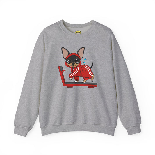 Team Skinny Maya Treadmill Unisex Crewneck – Small Steps Cozy Sweatshirt