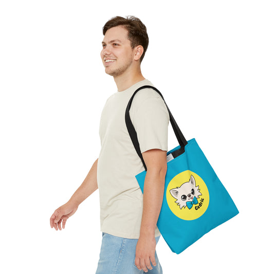 Tiny Chihuahua Cedric's Trendy Tote - Blue Edition - Tiny Chihuahua Shop