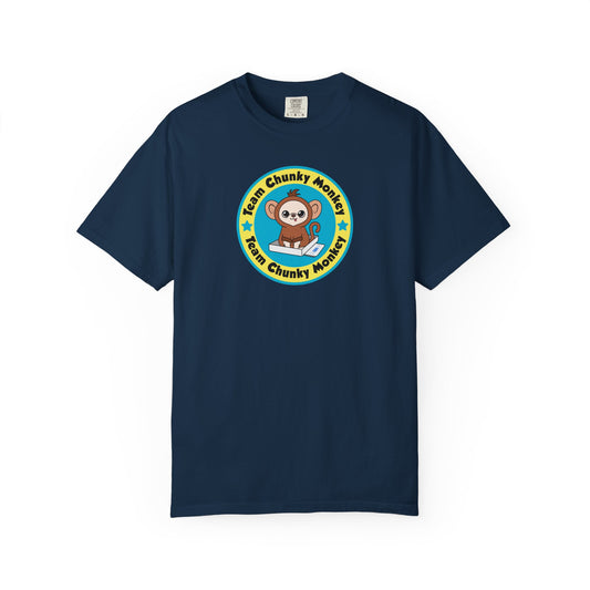 Team Chunky Monkey Badge Unisex Garment-Dyed T-shirt – Proud & Playful