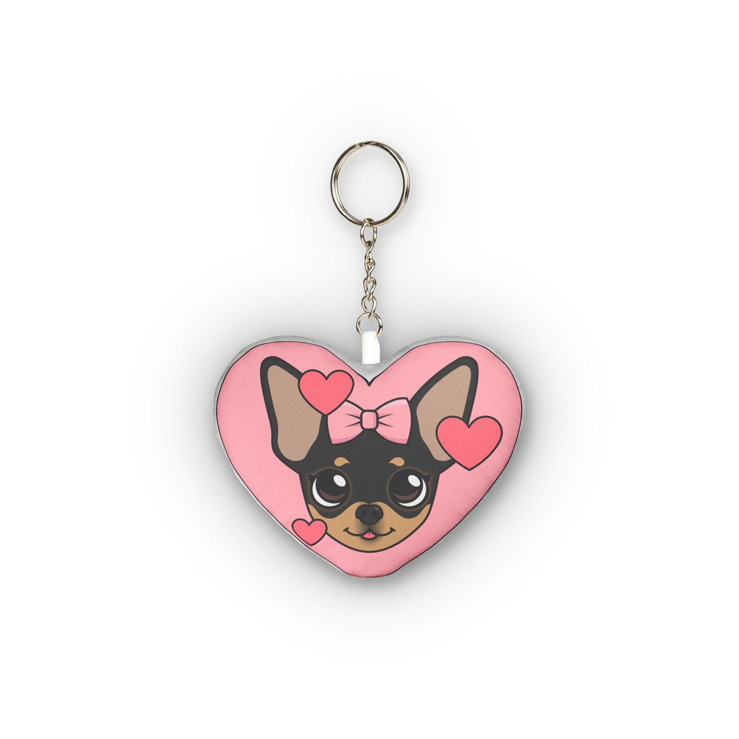 Maya's Sweet Heart Pink Mini Plush Keychain Hug