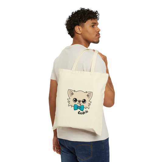 Classic Tiny Chihuahua Cedrics's Signature Cotton Tote - Tiny Chihuahua Shop