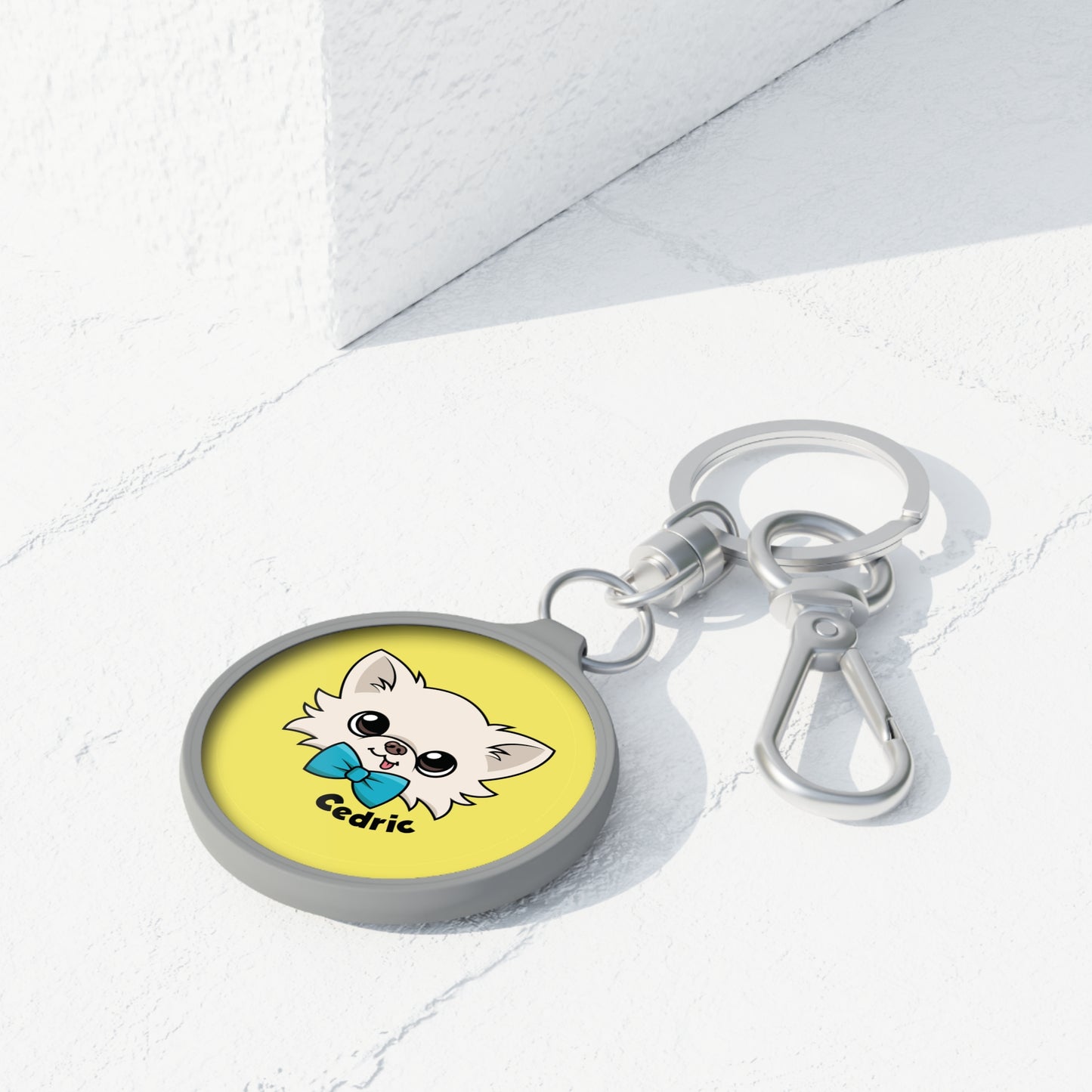 Cedric's Charm Keyring - Tiny Chihuahua Shop