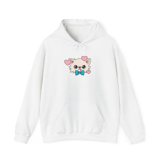Sudadera con capucha unisex Warm Love Smile de Cedric