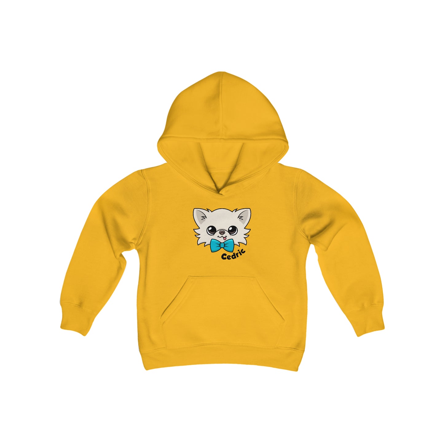 Classic Tiny Chihuahua Cedric's Youth Heavy Blend Hooded Sweatshirt - Tiny Chihuahua Shop