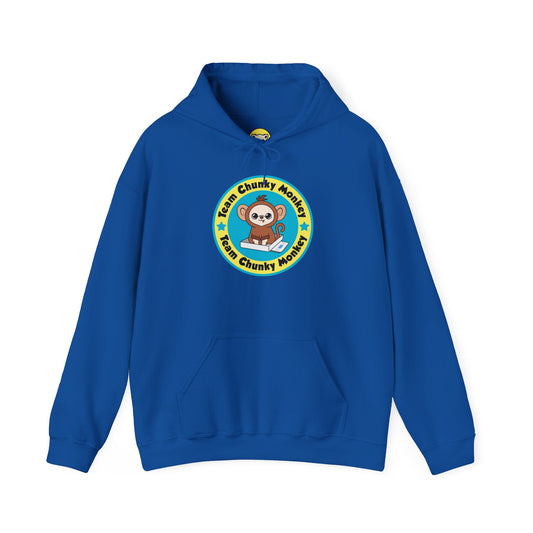Team Chunky Monkey Badge Hoodie – Playful Spirit & Cozy Strength