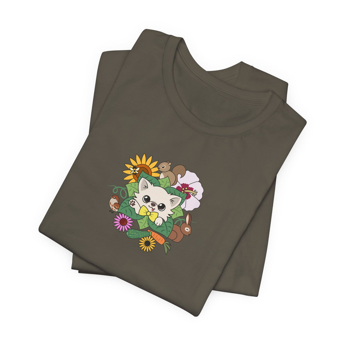 Tee-shirt unisexe Tour du jardin de Cédric
