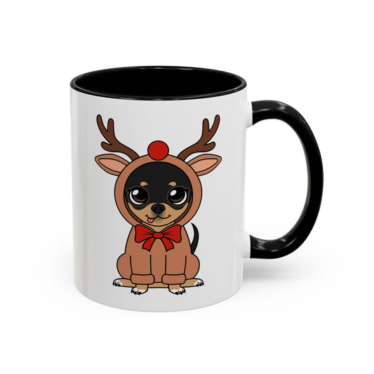 Maya Reindeer Moment Accent Mug – Quiet Holiday Magic