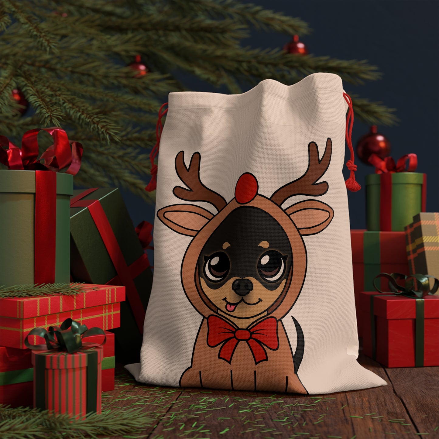 Maya Reindeer Moment Gift Bag – Quiet Holiday Magic