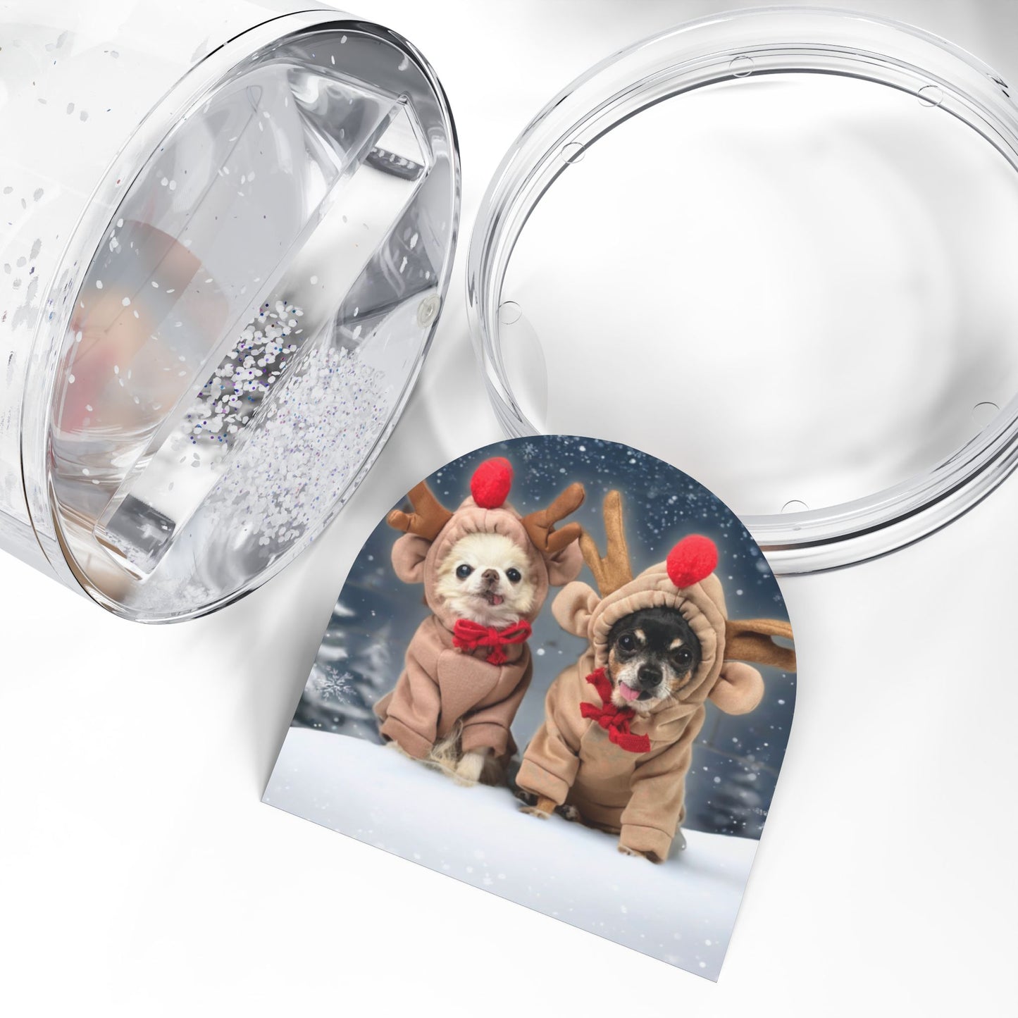 Tiny Reindeers Cedric & Maya - Snow Globe