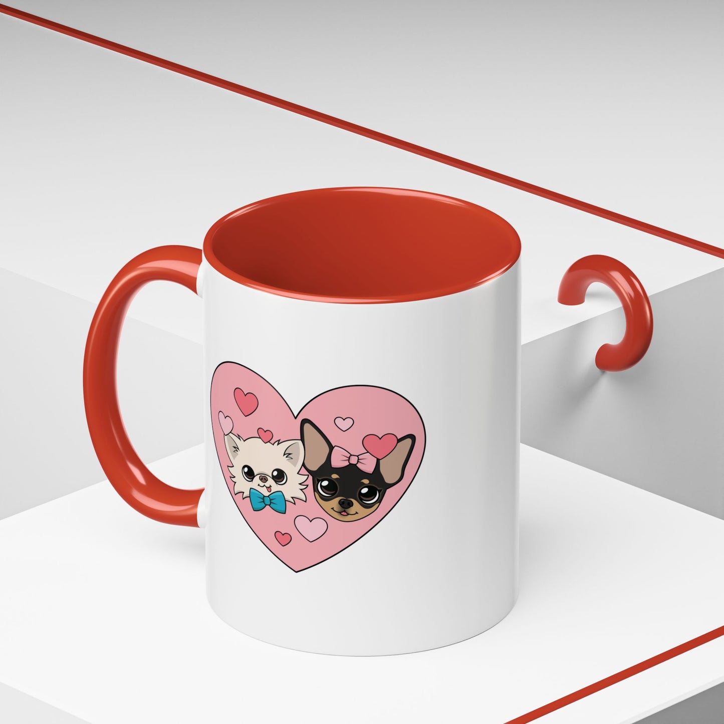 Cedric & Maya's Sibling Heart Mug