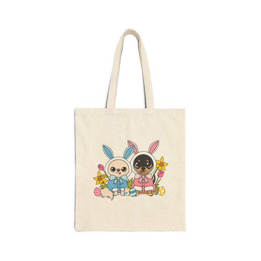 Cedric and Maya’s Easter Egg Hunt - Cotton Tote Bag