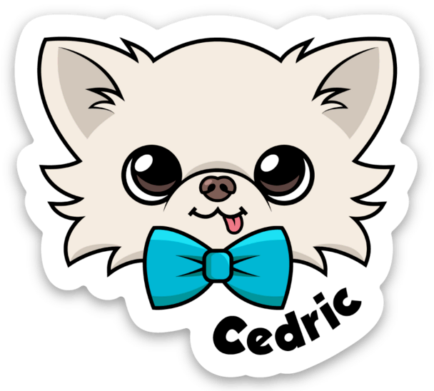 Classic Cedric's Magnet - Tiny Chihuahua Shop