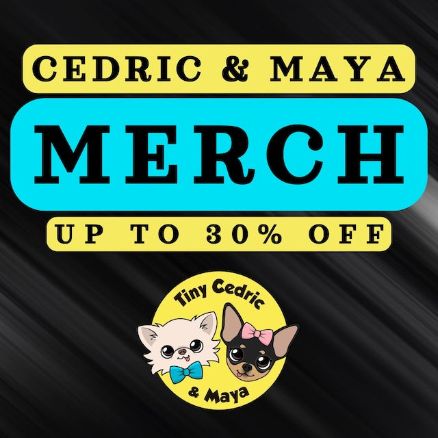 Cedric & Maya Merch – Up to 30% Off!