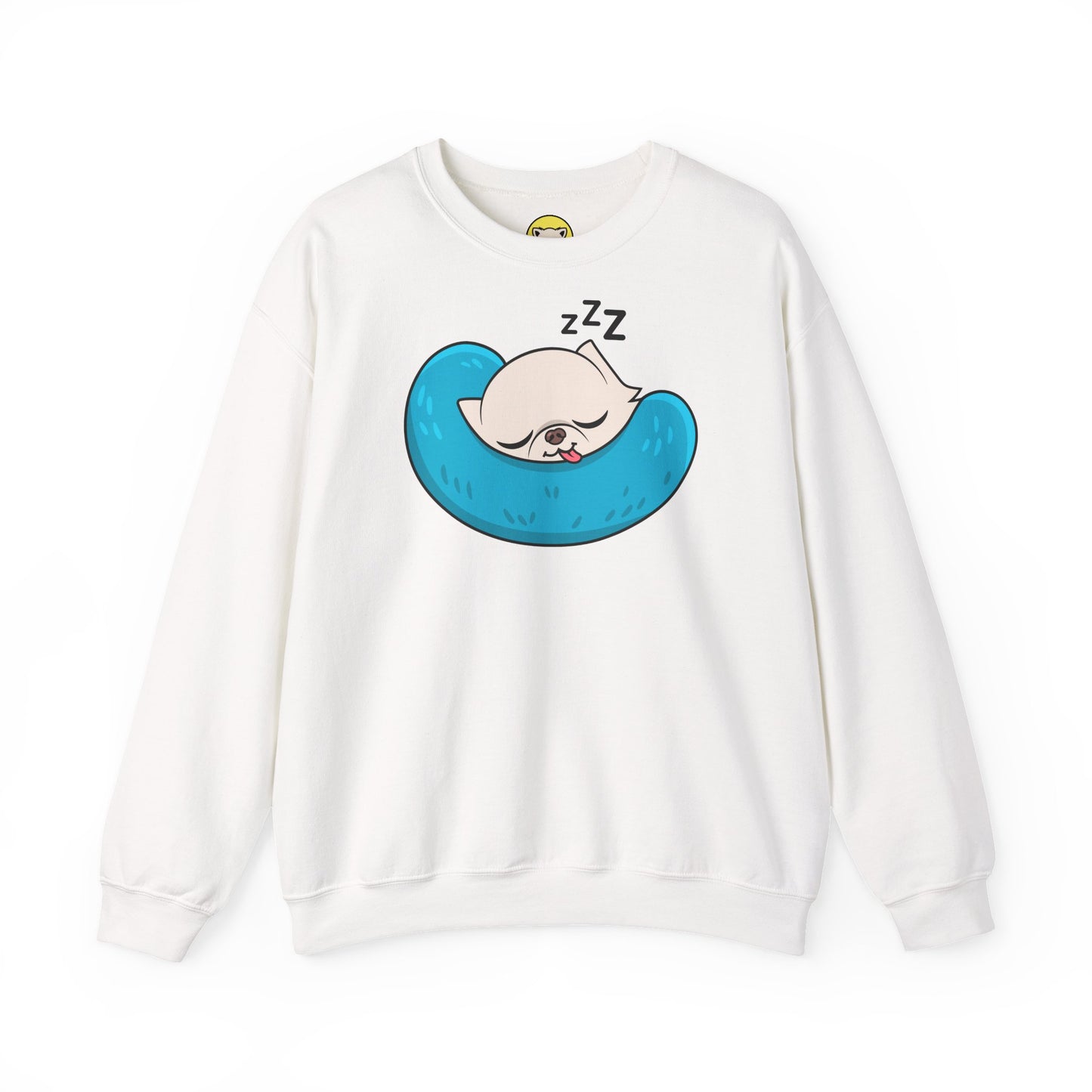Sleepy Nap Time Cedric Unisex Crewneck Sweatshirt – Blue Calm