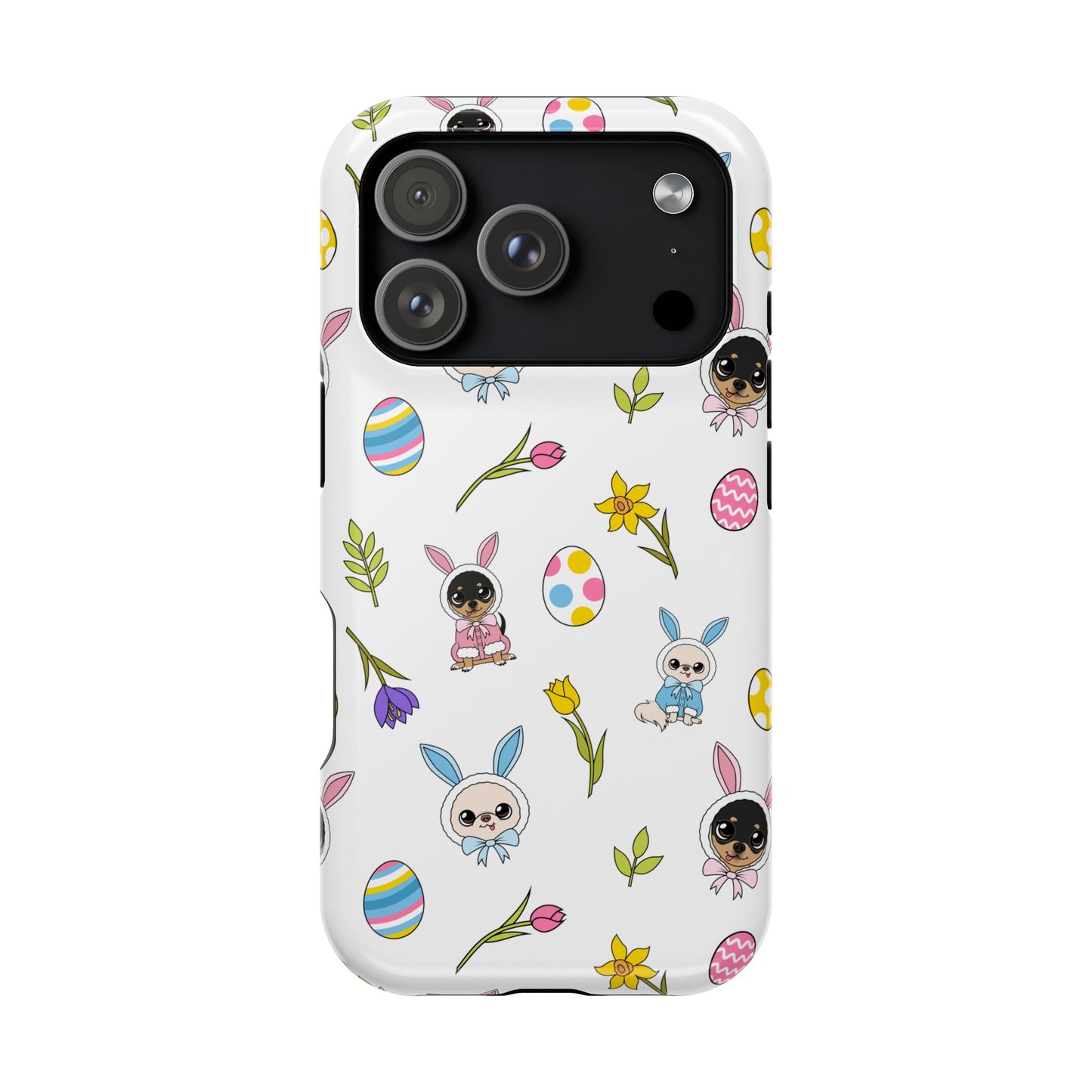 Cedric & Maya Easter Pattern Magnetic Tough Phone Case
