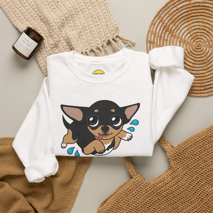 Air Swimming Maya Unisex Crewneck Sweatshirt – Gentle Summer Paws