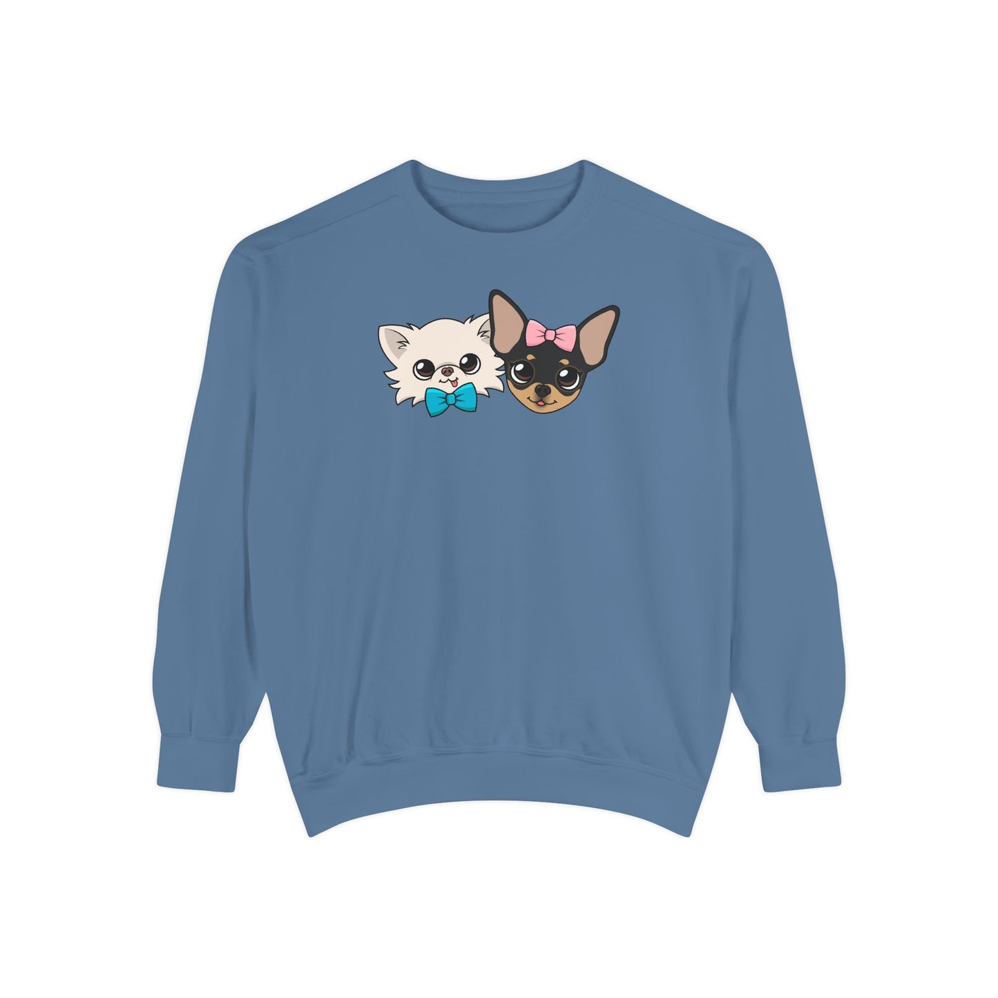 Cute Cat Duo Sweatshirt — Kawaii Kitten Graphic Pullover
