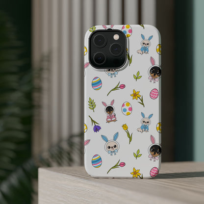 Cedric & Maya Easter Pattern Magnetic Tough Phone Case