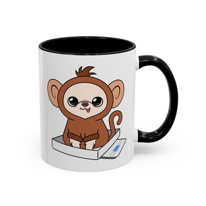 Chunky Monkey Weigh-In Moment Accent Coffee Mug