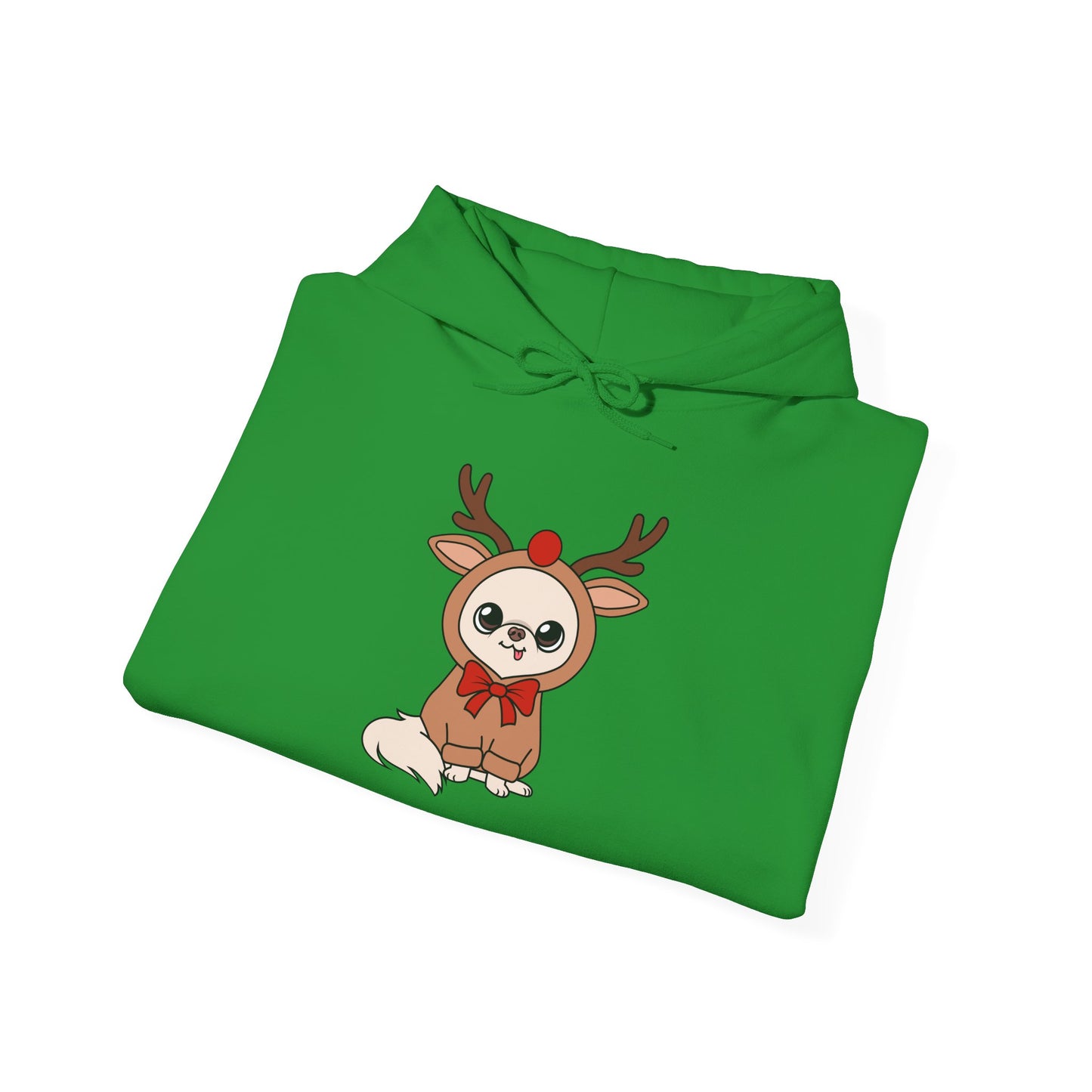 Cedric Reindeer Cheer Unisex Hoodie – Tiny Festive Joy
