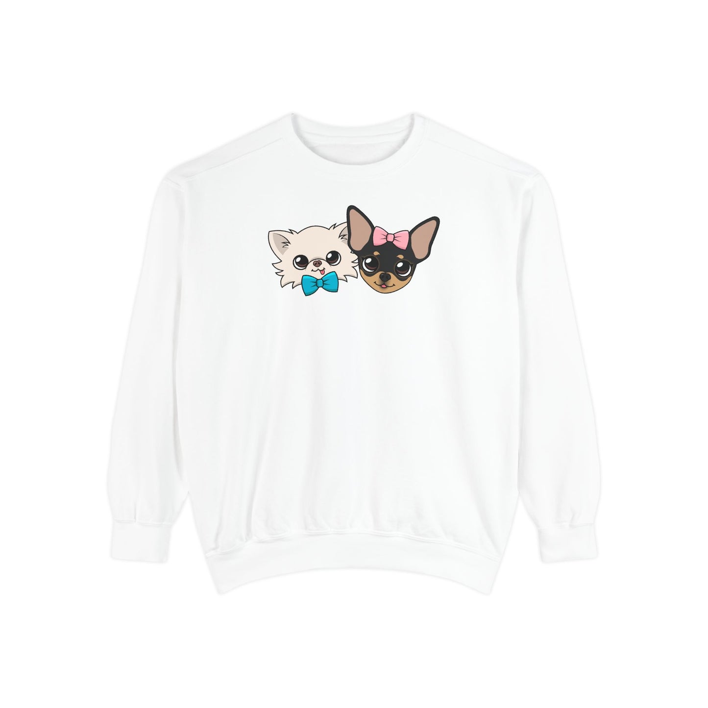 Cute Cat Duo Sweatshirt — Kawaii Kitten Graphic Pullover