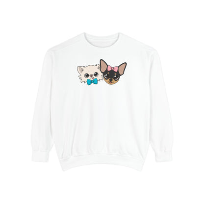 Cute Cat Duo Sweatshirt — Kawaii Kitten Graphic Pullover