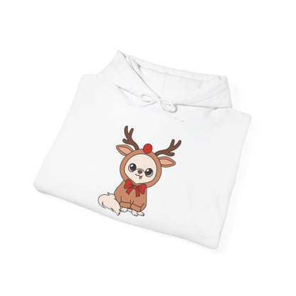 Cedric Reindeer Cheer Unisex Hoodie – Tiny Festive Joy