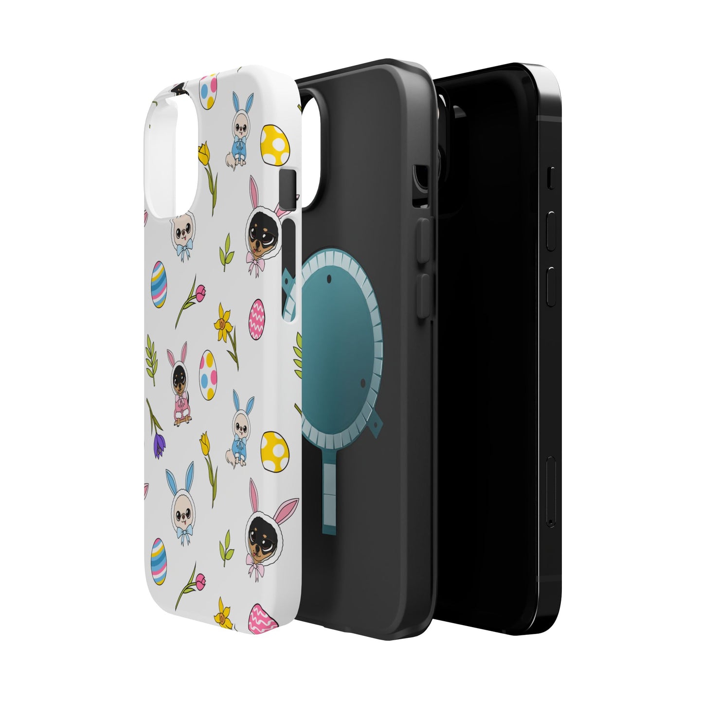 Cedric & Maya Easter Pattern Magnetic Tough Phone Case