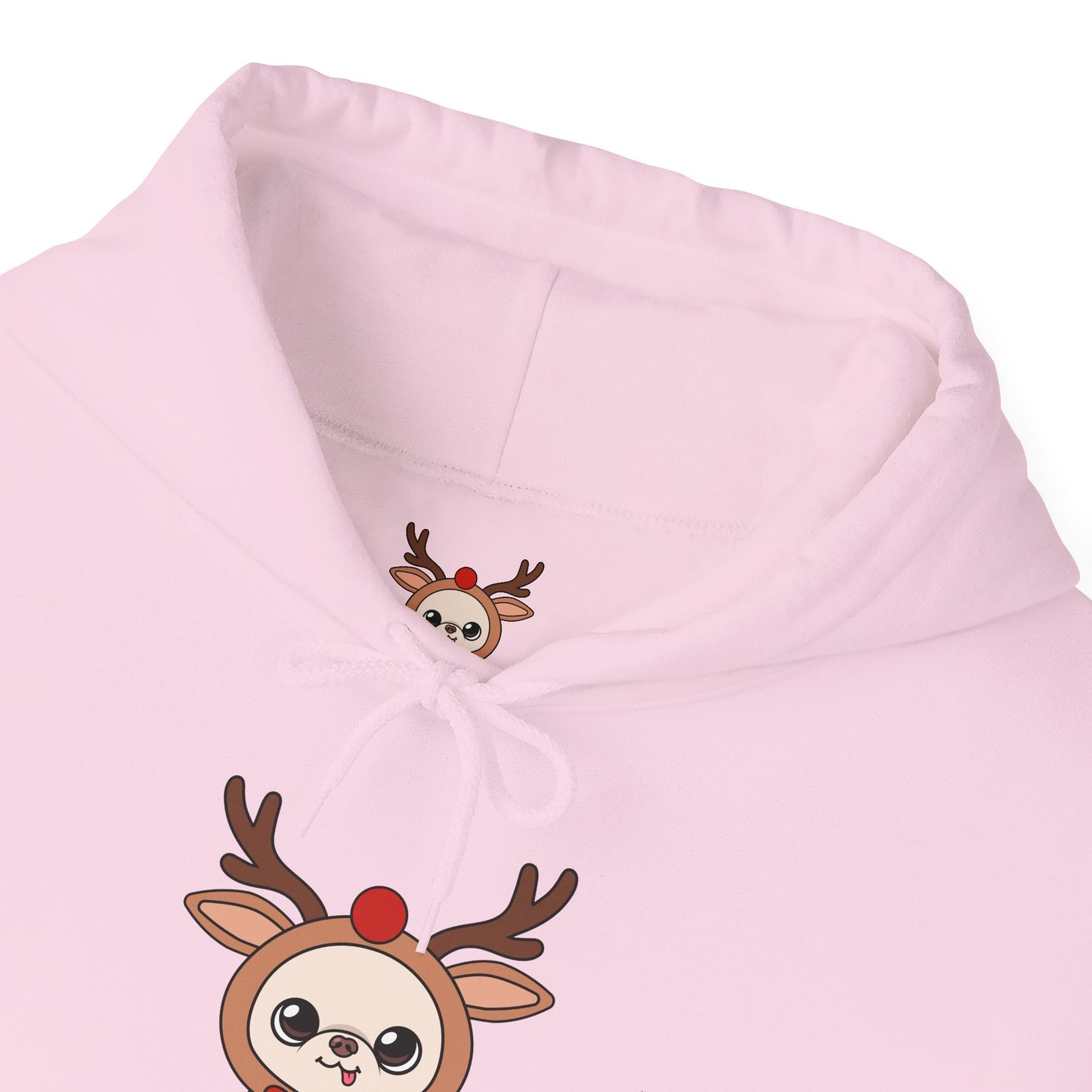 Cedric Reindeer Cheer Unisex Hoodie – Tiny Festive Joy