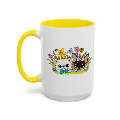 Cedric and Maya's Spring Garden Tour Accent Coffee Mug