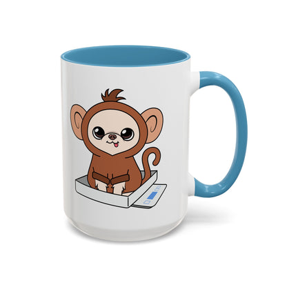 Chunky Monkey Weigh-In Moment Accent Coffee Mug