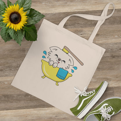 Sac en coton de l'heure du bain de Cedric - Tiny Chihuahua Shop