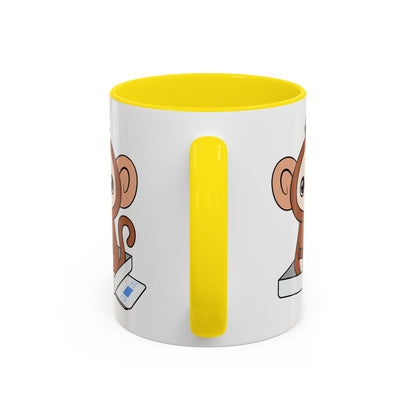 Chunky Monkey Weigh-In Moment Accent Coffee Mug