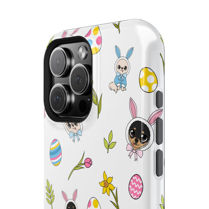 Cedric & Maya Easter Pattern Magnetic Tough Phone Case
