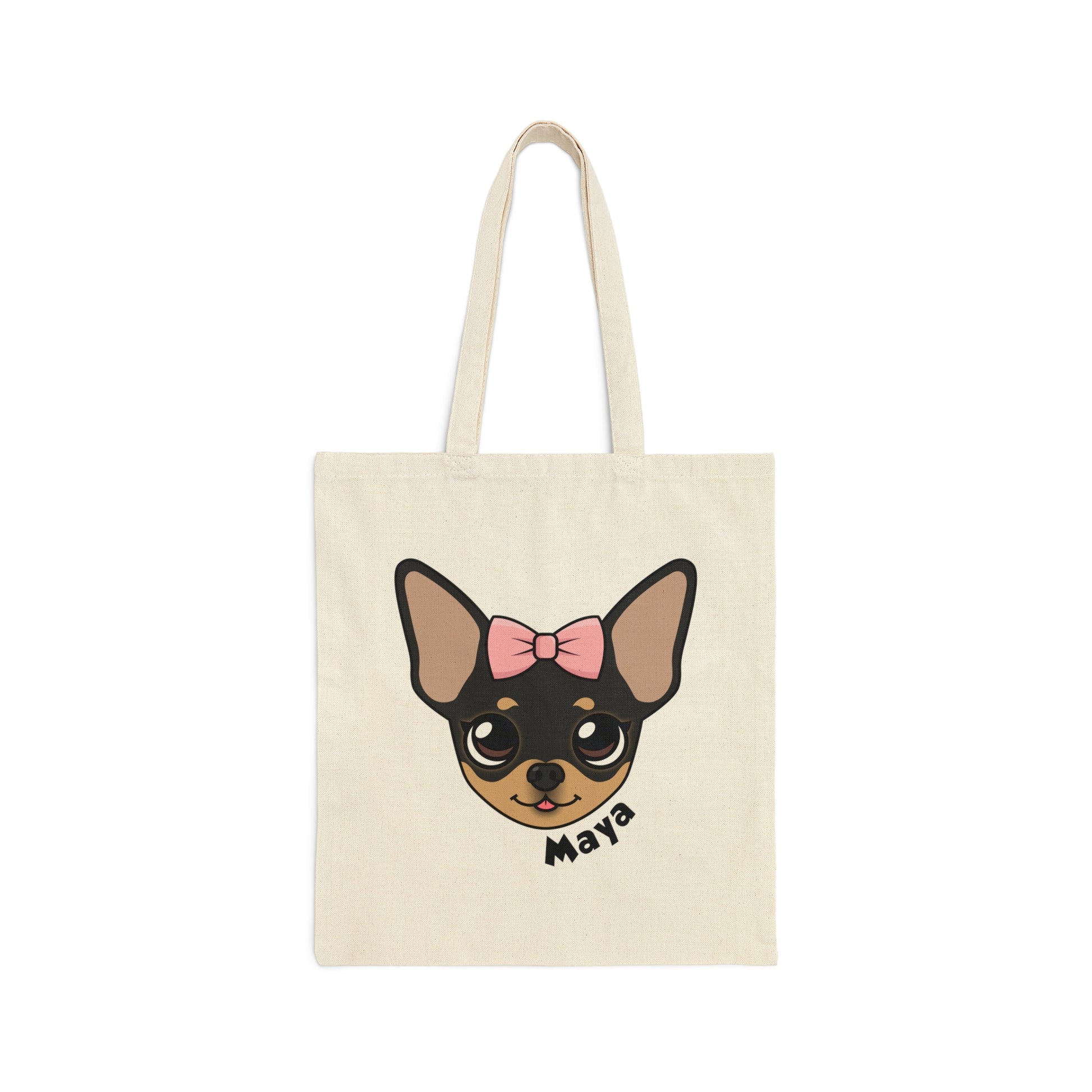 Tiny Chihuahua Maya's Signature Cotton Tote - Tiny Chihuahua Shop