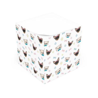 Cedric and Maya Winks & Bows Note Cube – Tiny Little Hellos