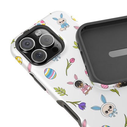 Cedric & Maya Easter Pattern Magnetic Tough Phone Case