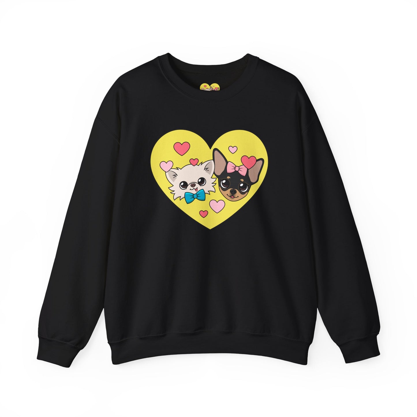 💛 Cedric & Maya’s Sunshine Sibling Sweatshirt – Yellow Heart Edition 💛