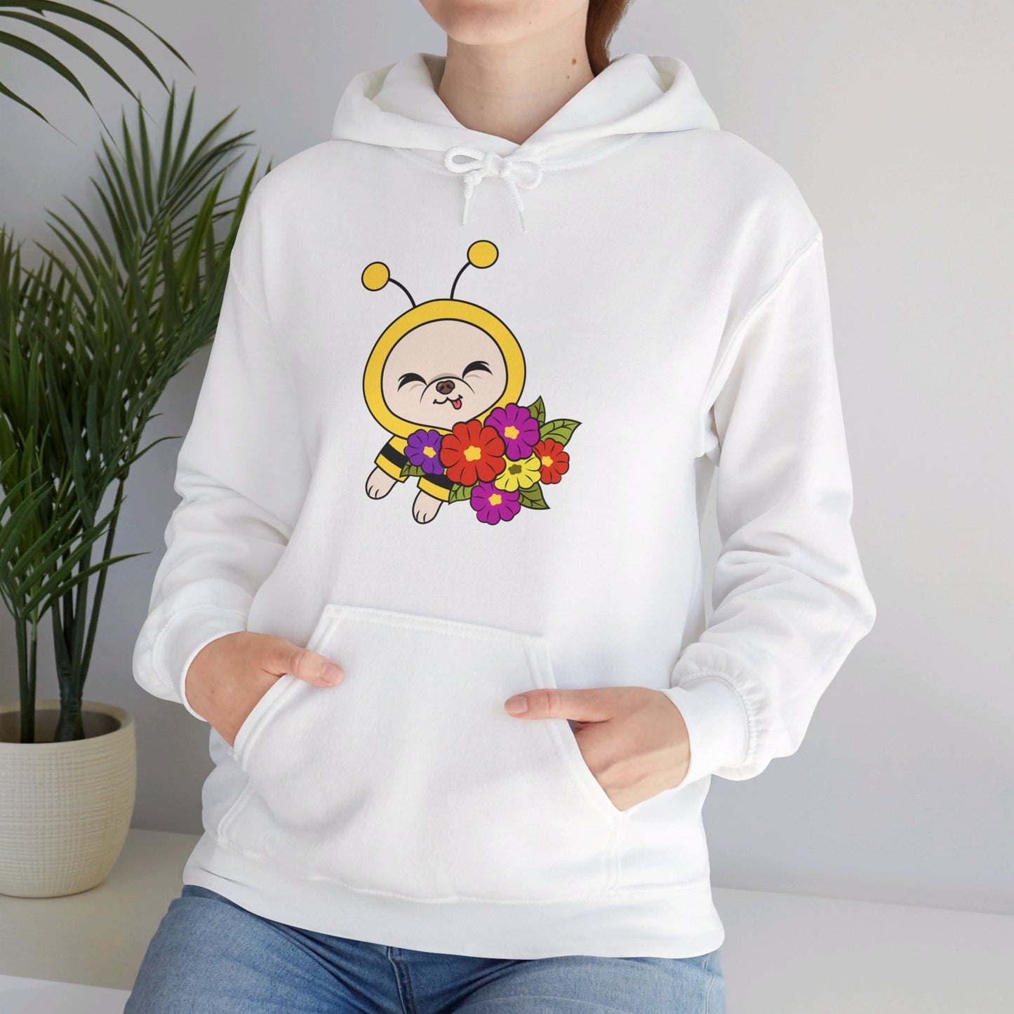 Sudadera con capucha con clasificación de flores de Beedric