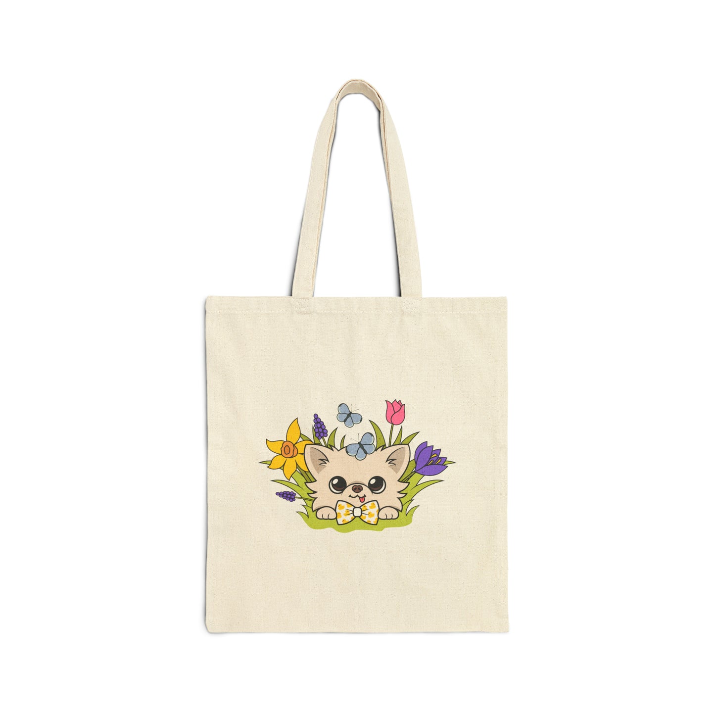 Cedric and Maya Spring Garden Tour Cotton Tote