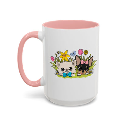 Cedric and Maya's Spring Garden Tour Accent Coffee Mug