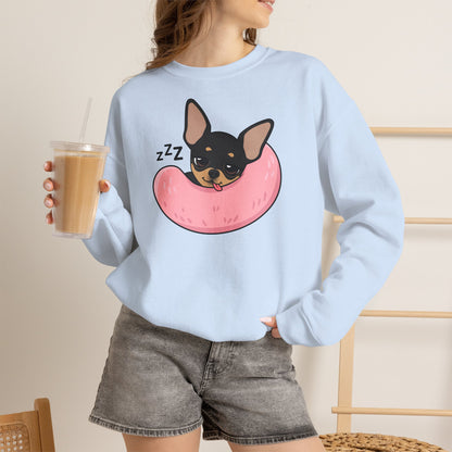Sleepy Nap Time Maya Unisex Crewneck Sweatshirt – Safe, Soft Rest