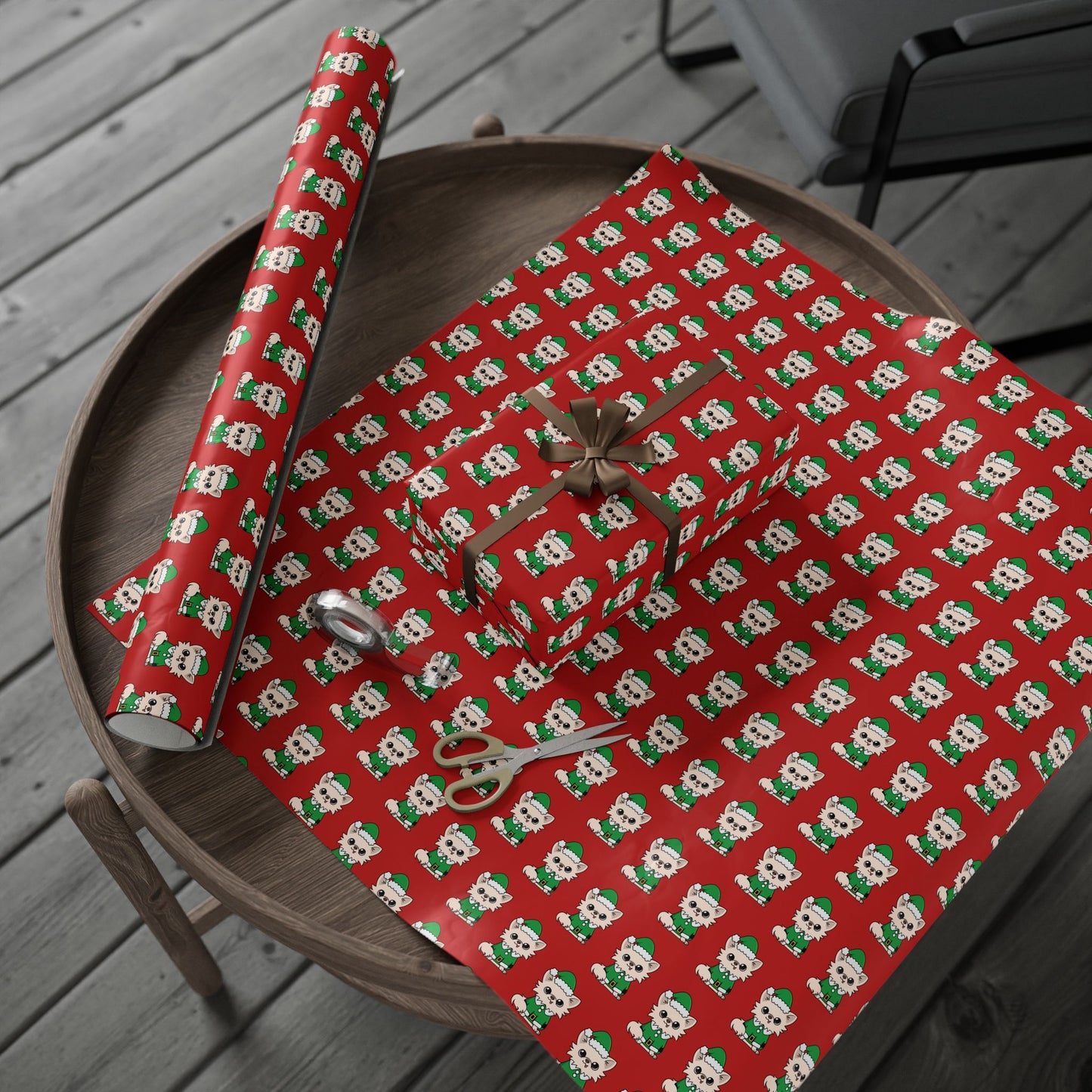 Elf Cedric's Festive Wrapping Paper