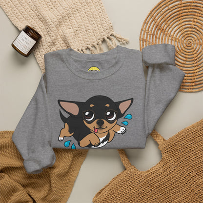 Air Swimming Maya Unisex Crewneck Sweatshirt – Gentle Summer Paws
