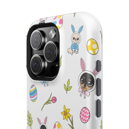 Cedric & Maya Easter Pattern Magnetic Tough Phone Case
